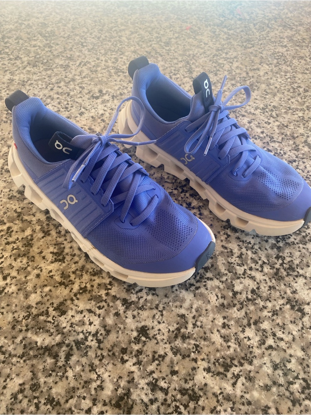 On Running Youth Cloud Shoes in Periwinkle